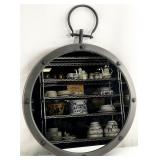 Metal Porthole Style Wall Mirror