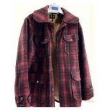 Vintage Woolrich Buffalo Plaid Wool Hunting Jacket
