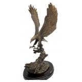 14 " Swooping Bald Eagle Statue
