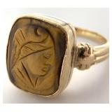 14K Gold Tiger
