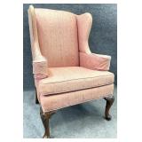 Worn Wingback Chair