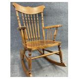 Antique Oak Rocking Chair