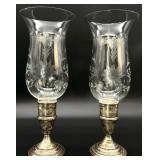 2 Lunt Sterling Silver Weighted Hurricane Shades