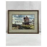 Ranulph Bye, Old Train Depot Framed Art Print
