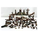1930s Elastolin Cowboy & Indian Composition