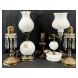 5pc Vintage Lamps