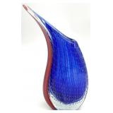 Venetian Style Dewdrop Art Glass Vase