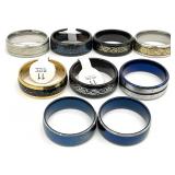 9pc Tungsten Carbide Rings, Asst Sizes