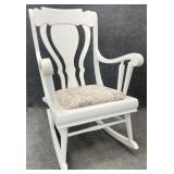 White Painted Rocking Chair