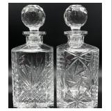 2pc Crystal Decanters