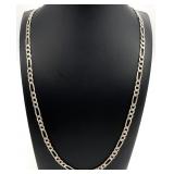 Italian Sterling Silver Figaro Necklace Chain