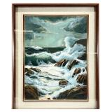 Cecil Lee Original Coastal Seascape Oil Painting