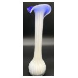 Murano Style Jack in Pulpit Art Glass Vase