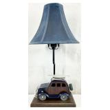 Metal Woodie Car Table Lamp