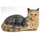 Vintage Cast Iron Cat Doorstop