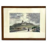 Edwin Galea, Malta, Mdina, The Old City Watercolor