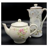 Vintage Teapot & Asian Chocolate Pot