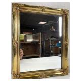 Small Gold Frame Hanging Mirror