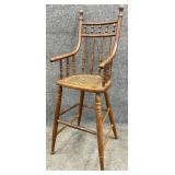 Antique Oak Highchair