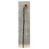 Wood Carved Irish Walking Stick
