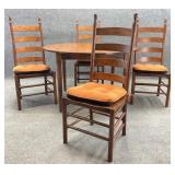 Amish Made Maple 48in Table & Chairs