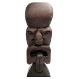 Large Carved Wood Tribal Statue