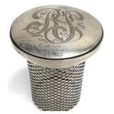 Sterling Silver Jar Surround & Lid