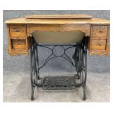 Antique Oak Sewing Cabinet