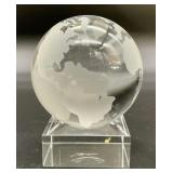 Oleg Cassini Crystal Globe w/ Stand
