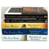 5 Nicholas Sparks Books (2 Signed)