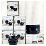 Threshold Studio McGee Blue Stoneware Dinnerware