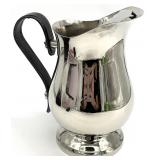 Towle Silver Plated Water Pitcher w/ Leather