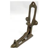 Vtg Cast Bronze Folding Helmsman