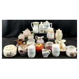 Asst China, Pottery Creamers & More