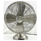 Hunter Brushed Metal Desk Fan