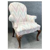 Cherry Queen Anne Arm Chair
