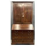 18th Century Secretary with Bookcase Top