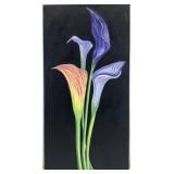 Carol Jones (NC) Peace Lily Oil Painting