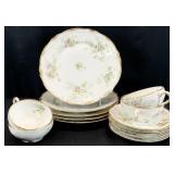Antique Thomas Haviland Floral China Set
