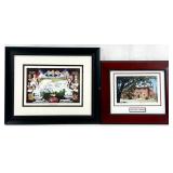2pc New Bern, NC Courthouse & Maola Plant Wall Art