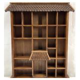 Vintage Wooden Trinket Shelf