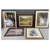 5pc Asst Wall Art