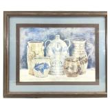 Helen Paul Salt Glazed Stoneware Vessels Art Print
