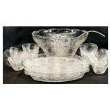 Anchor Hocking Harvest Grape Punch & Snack Set