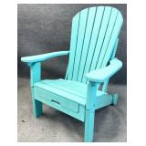 Turquoise Polywood Adirondack Chair