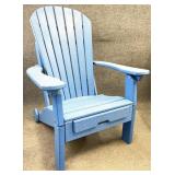 Blue Polywood Adirondack Chair