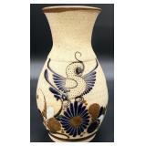 Tonala Mexico Pottery Folk Art Vase