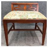 Mahogany Vanity Bench