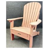 Pink Polywood Adirondack Chair