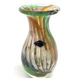 Phoenician Art Glass Vase, Made in Malta
